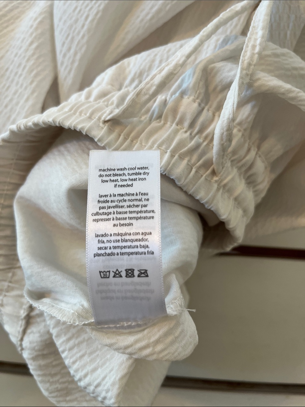Onia Chloe Wide Leg Pants White NWT - Picture 5 of 9